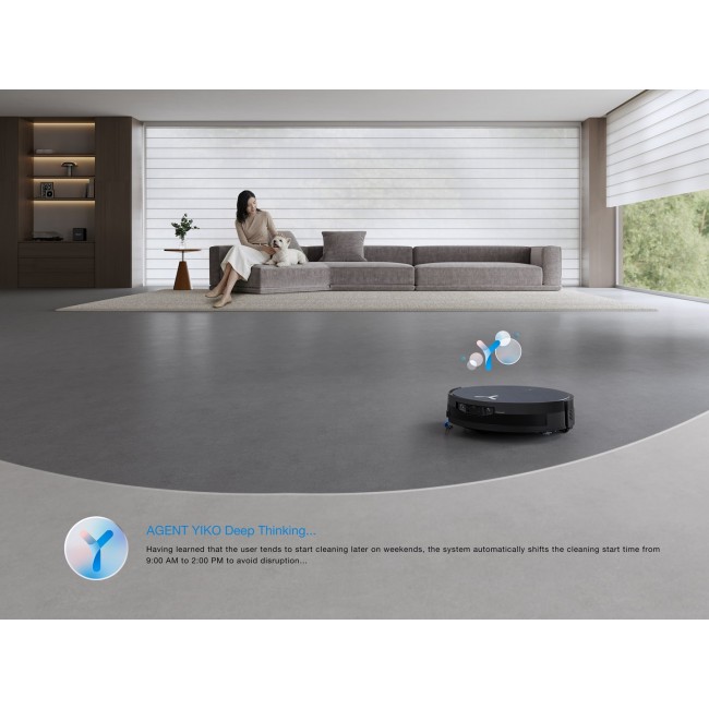 Ecovacs DEEBOT X12 OmniCyclone Robot vacuum cleaner 0.25 l Black