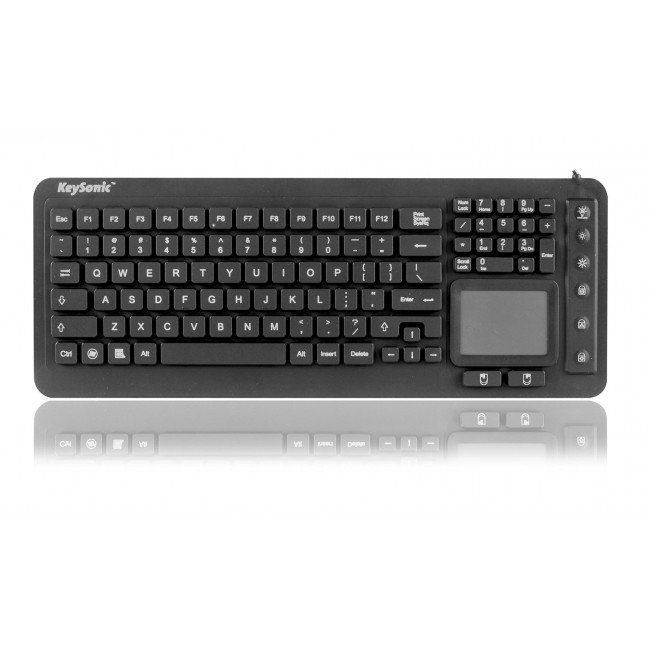 KeySonic KSK-6231 INEL (US) keyboard Industrial USB QWERTY US English Black