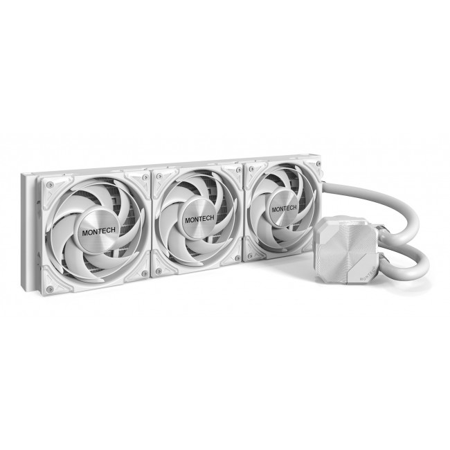 Water Cooling Montech HyperFlow Silent AiO - 360mm, white Water Cooling Montech HyperFlow Silent AiO - 360mm, white