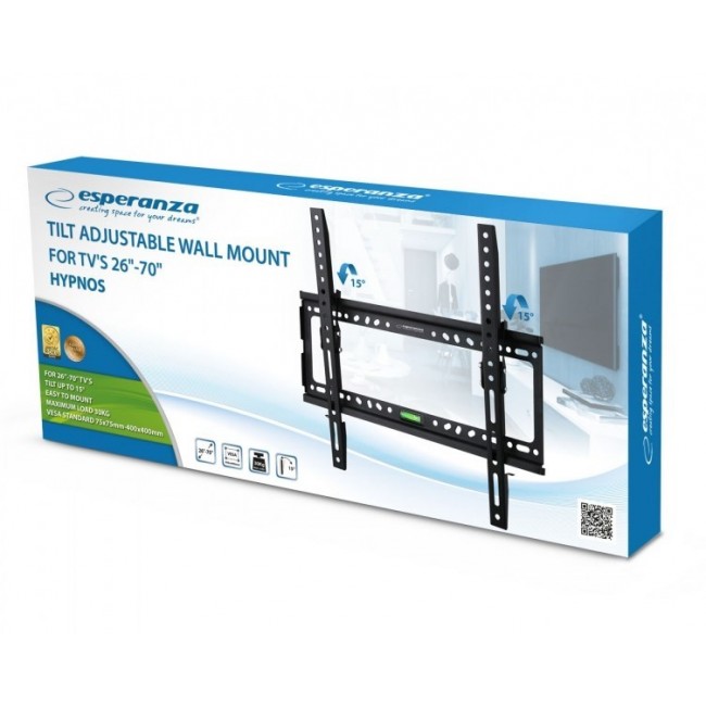 Esperanza ERW014 TV Mount 26' 70 ' 177.8 cm Black