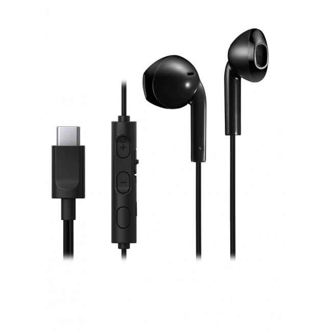 JVC HA-FR17UC In-ear wired headphones USB Type-C Black JVC HA-FR17UC In-ear wired headphones USB Type-C Black