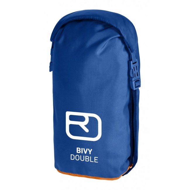 ORTOVOX Bivy Double Adult Rectangular sleeping bag Polyurethane Blue, Orange ORTOVOX Bivy Double Adult Rectangular sleeping bag Polyurethane Blue, Orange