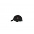 Buff Solid Black Head cap Cotton, Polyester