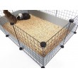 C&C Modular cage 4x2 145 x 75 cm silver C&C Modular cage 4x2 145 x 75 cm silver