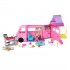 Barbie Dream Camper Playset with Roof Tent, BBQ Grill with Color-Change Feature & 60+ Accessories