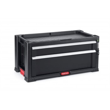 KETER BOOKCASE WITH 2 DRAWERS TOOL CHEST SET