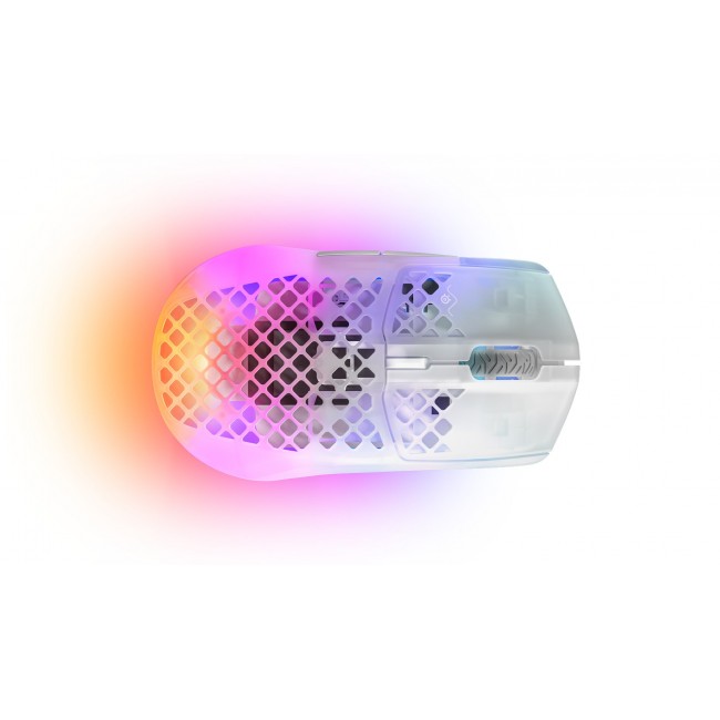 Steelseries Aerox 3 Wireless Ghost mouse Gaming Right-hand RF Wireless + Bluetooth Optical 18000 DPI Steelseries Aerox 3 Wireless Ghost mouse Gaming Right-hand RF Wireless + Bluetooth Optical 18000 DPI