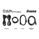 iiyama ProLite 27 IPS technology panel with 1ms MPRT, 100Hz refresh rate, USB-Hub and height adjustable stand