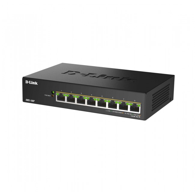 DLINK DMS-108P/E 8-Port Multi-Gigabit Unmanaged Po