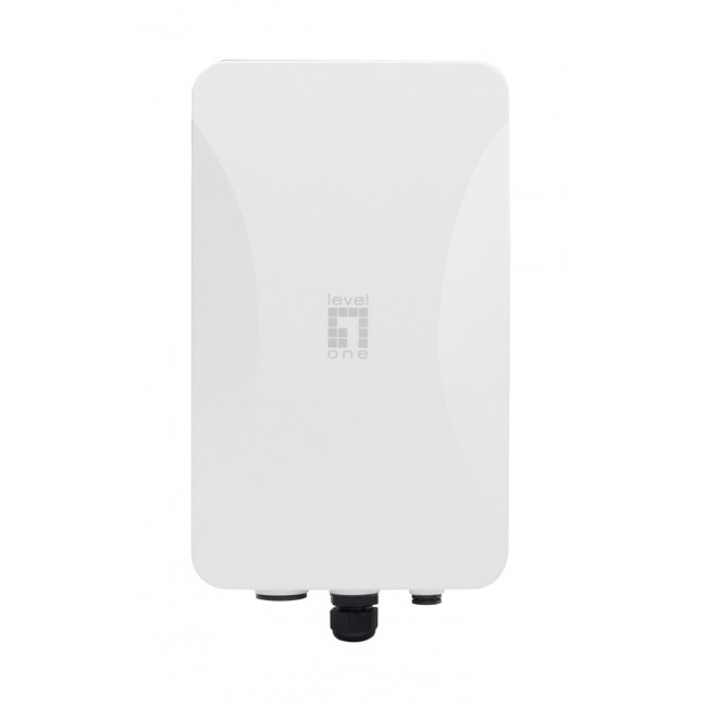 LevelOne AX3000 Dual Band Wi-Fi 6 Outdoor PoE Wireless Access Point, Omni-directional