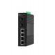 LevelOne Hilbert 6-Port Industrial Gigabit PoE Smart Lite Switch, 2 x SFP, 4 PoE Outputs, 802.3at/af PoE