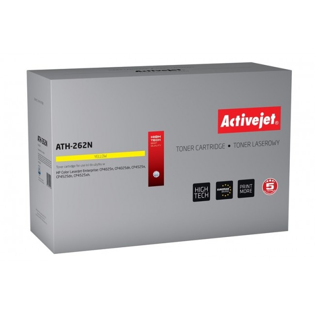 Activejet ATH-262N toner (replacement for HP CE262A Supreme 11000 pages yellow) Activejet ATH-262N toner (replacement for HP CE262A Supreme 11000 pages yellow)