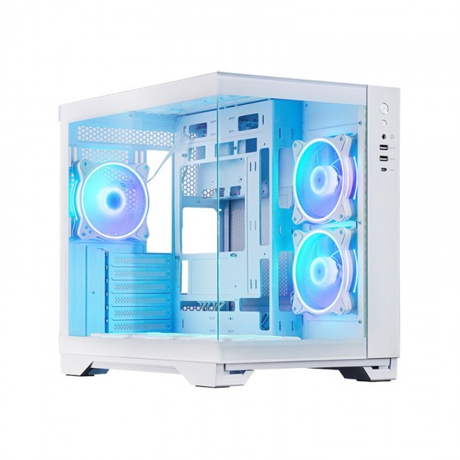 Chieftec GM-30W-TG-OP computer case Cube White