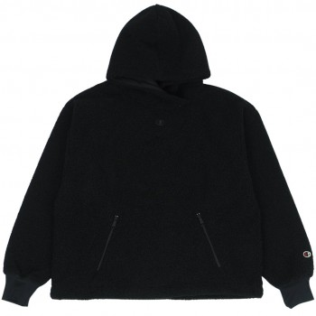 Champion Hooded Women's Sweatshirt Black 117549 KK001 L