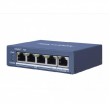 Hikvision DS-3E0505HP-E network links Non-managed Gigabit Ethernet (10/100/1000) PoE support Blue Hikvision DS-3E0505HP-E network links Non-managed Gigabit Ethernet (10/100/1000) PoE support Blue