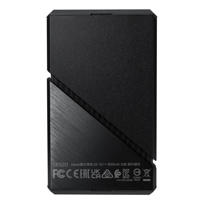 ADATA SE920 Thunderbolt technology 4 TB USB Type-C USB4 Gen 3x2 Black