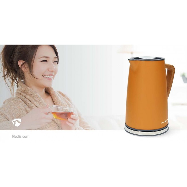 Electric kettle Nedis 1.7L Orange