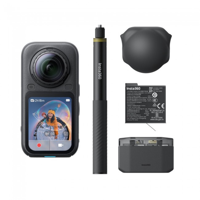 Insta360 X6 Essentials Bundle action sports camera 120 MP 8K Ultra HD 25.4 / 1.1 mm (1 / 1.1