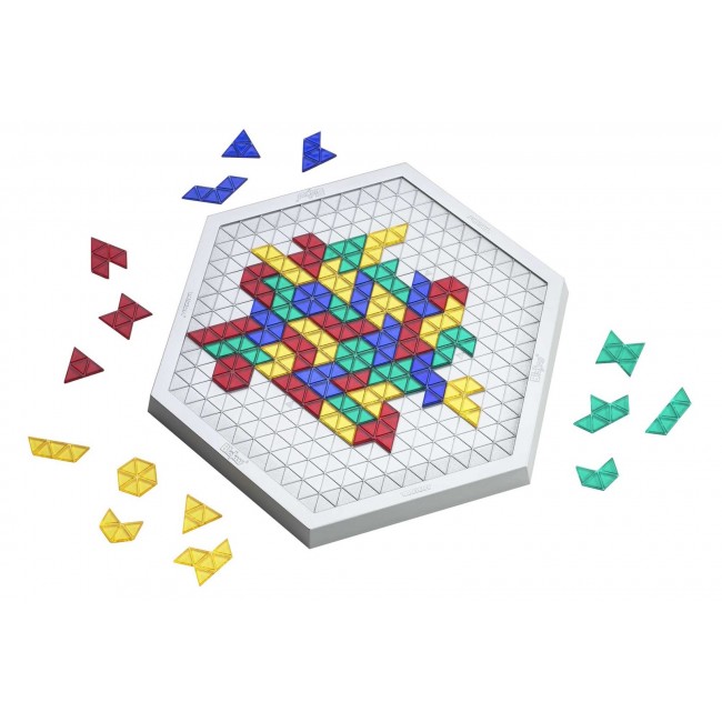 Mattel Games Blokus Trigon Board Game, Family Game for Kids and Adults, Use Strategy to Block Your Opponent