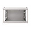 Extralink Rackmount cabinet 6U 600x600 Gray wall mounted