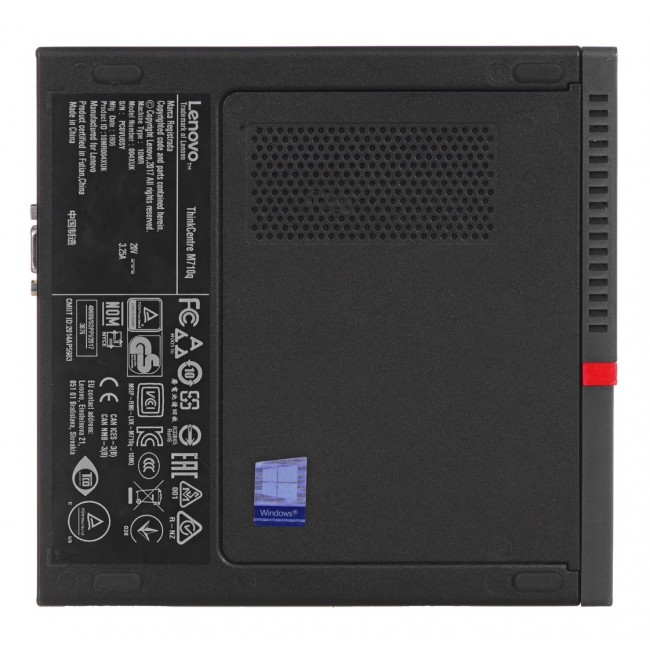 LENOVO ThinkCentre M710q Micro i3-6100T 8GB 256GB SSD mSFF Win10pro Used