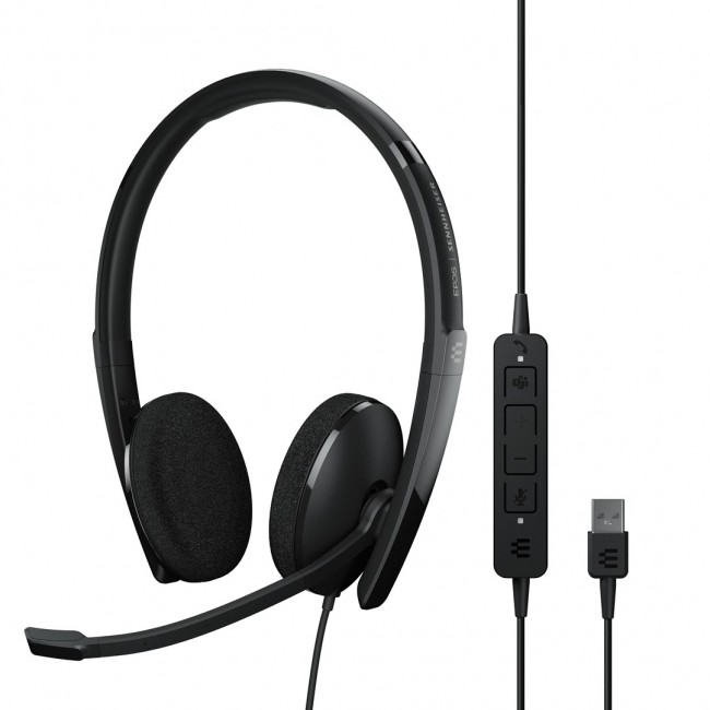 EPOS | SENNHEISER ADAPT 160T USB II Headset Wired Headband Office/Call Centre USB Type-A Black EPOS | SENNHEISER ADAPT 160T USB II Headset Wired Headband Office/Call Centre USB Type-A Black