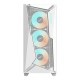 GIGABYTE C301 GLASS WHITE computer case Midi Tower