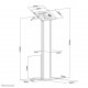 Neomounts FL15-750WH1 Tablet floor stand 9.7-11 Neomounts FL15-750WH1 Tablet floor stand 9.7-11