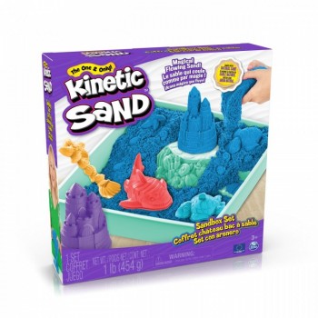 Kinetic Sand Sandbox Set - Blue