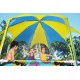 Bestway Steel Pro 2.44m x 51cm Splash-in-shade Play Pool, Orange/Yellow