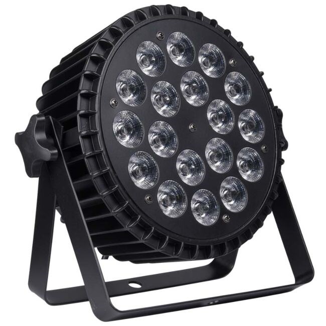 LIGHT4ME ALU QUAD PAR 18x6W RGBW - stage spotlight