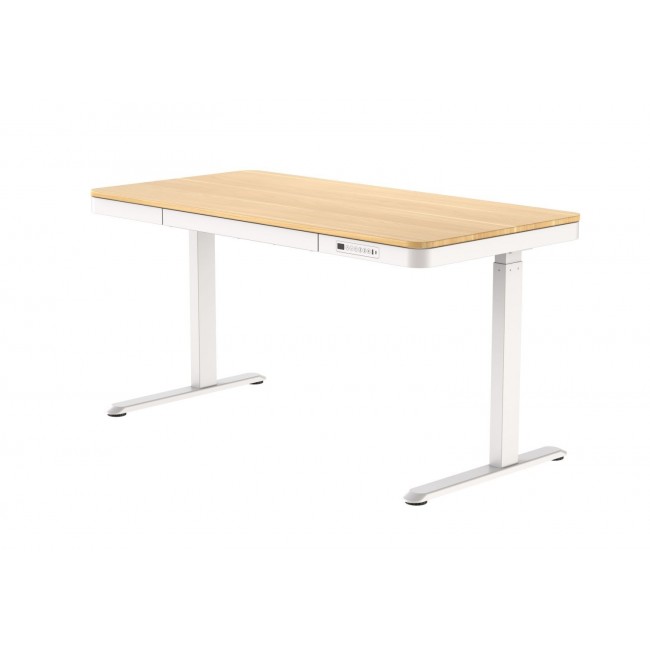 Activejet desk with electric height adjustment 140x70 ET119W-C white/oak