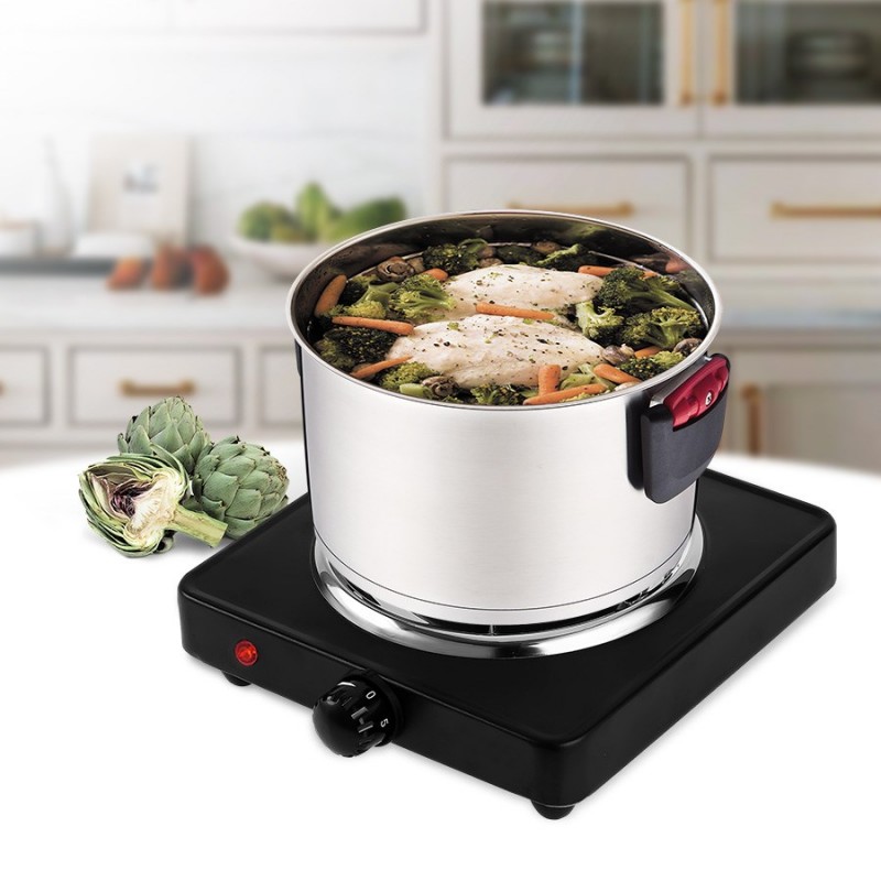 Maestro MR-770-1 hob 1000W Black Countertop 1 zone(s)