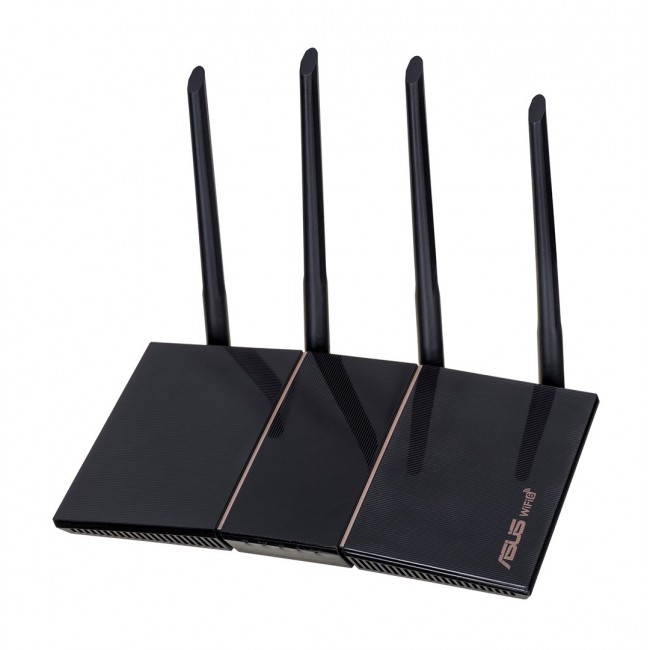 ASUS RT-AX57 wireless router Gigabit Ethernet Dual-band (2.4 GHz / 5 GHz) Black