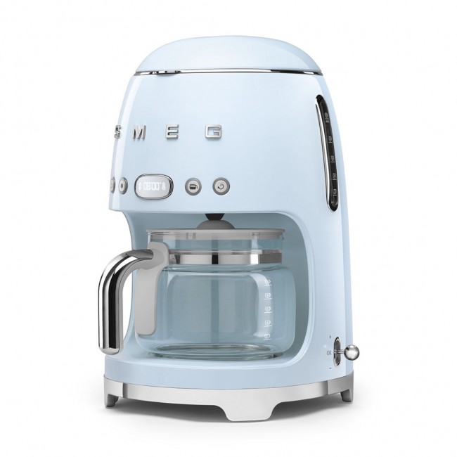Smeg 50's Style Drip Filter Coffee Machine DCF02PBEU Pastel Blue