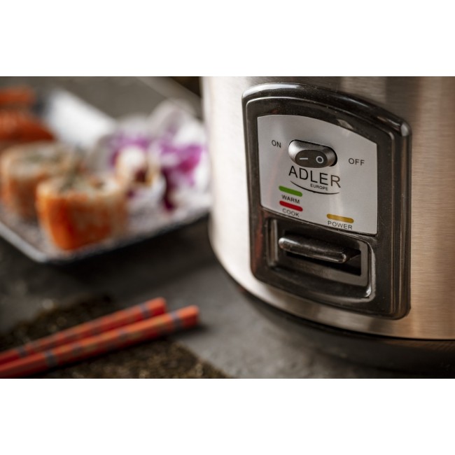 Adler AD 6406 rice cooker Black,Stainless steel 1000 W