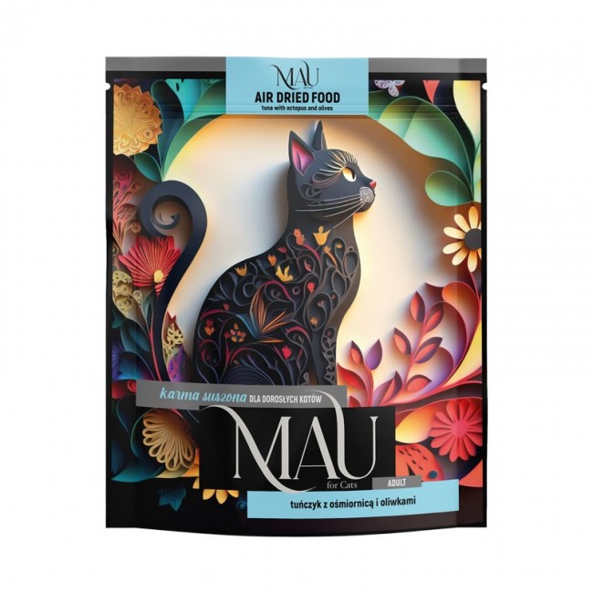 MAU Air dried Tuna with octopus and olives - dry cat food - 700g