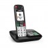 Gigaset EASY 500A Analog/DECT telephone Caller ID Black, Silver