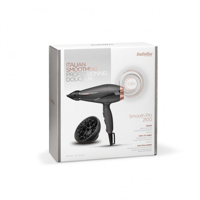 BaByliss Smooth Pro 2100 2100 W Black, Pink gold BaByliss Smooth Pro 2100 2100 W Black, Pink gold