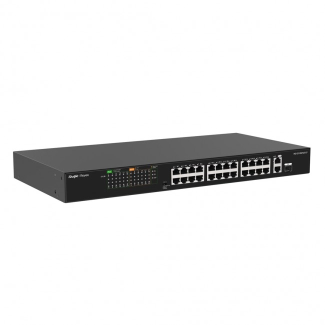 Ruijie Networks RG-ES126FGS-LP network switch Unmanaged L2 Fast Ethernet (10/100) Power over Ethernet (PoE) Black