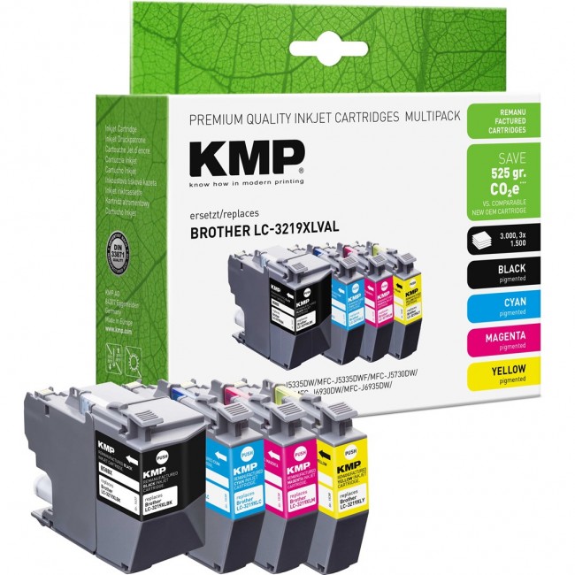 KMP 1537,4005 ink cartridge 4 pc(s) Compatible Black, Cyan, Magenta, Yellow