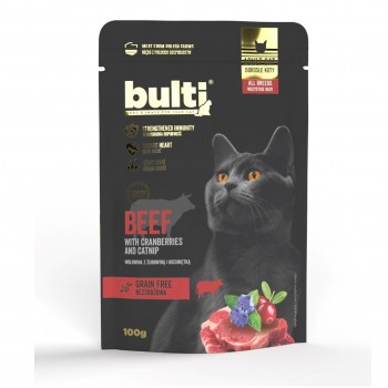 BULTI Superfoods Duck mince with blueberries and dandelion Mono - wet cat food - 100g