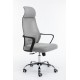 Topeshop FOTEL NIGEL SZARY office/computer chair Padded seat Mesh backrest