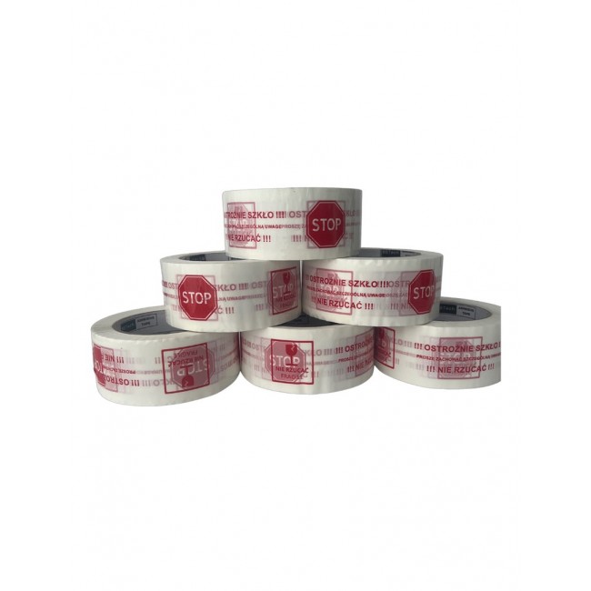 BSTech tape adhesive with print 48x100m 