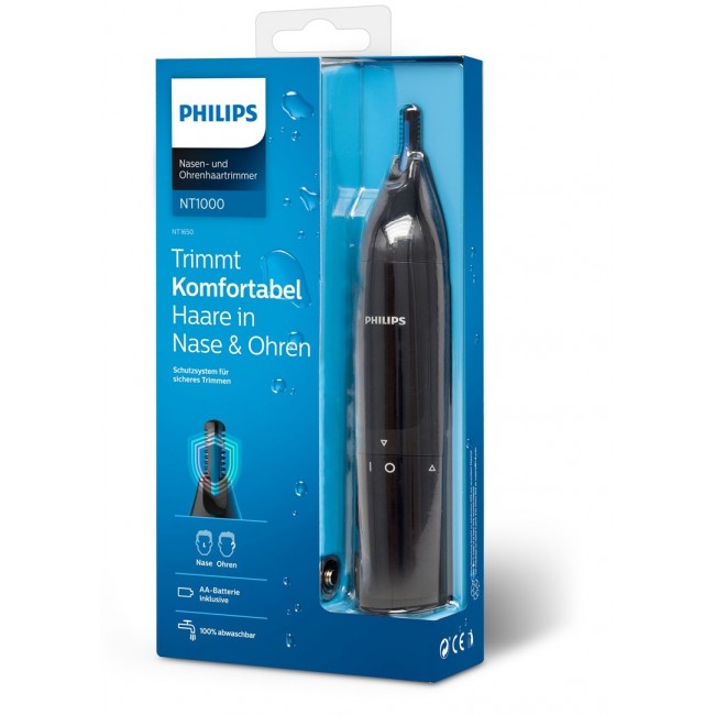 Philips Norelco NOSETRIMMER Series 1000 NT1650/16 hair trimmers/clipper Black