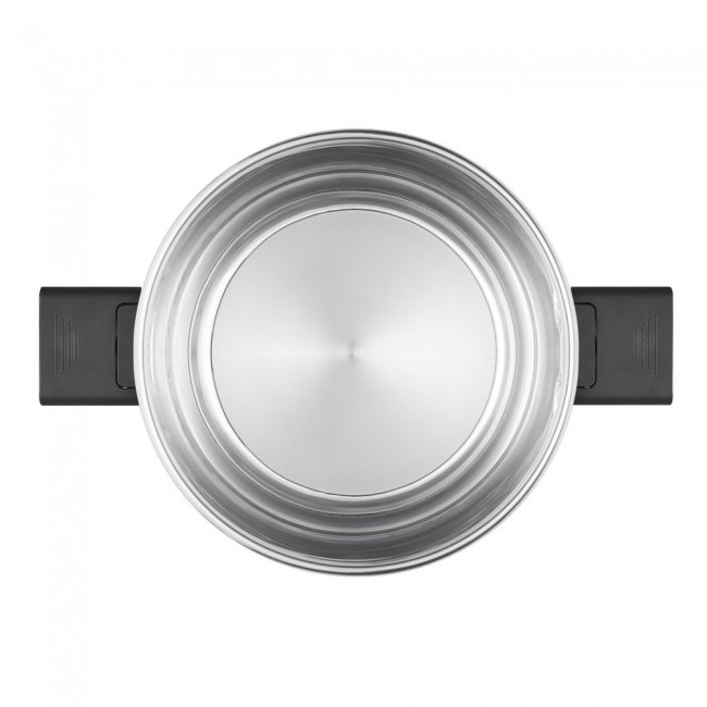 Resto Kitchenware Anser 4.4 L Round Black, Stainless steel