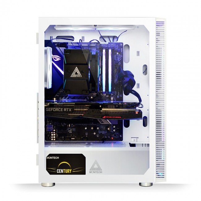 Montech X3 Glass Midi-Tower, RGB, Tempered Glass - white Montech X3 Glass Midi-Tower, RGB, Tempered Glass - white