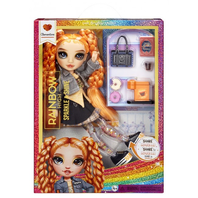 Rainbow High Sparkle & Shine Fashion Dolls- Clementine (Orange) Rainbow High Sparkle & Shine Fashion Dolls- Clementine (Orange)