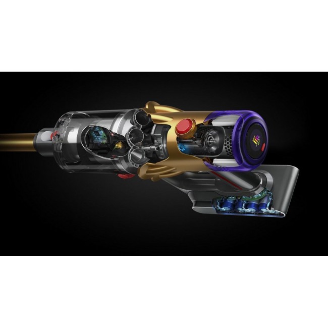 Dyson V12 Detect Slim Absolute 2-in-1 stick vacuum Battery Dry HEPA Bagless Gold Dyson V12 Detect Slim Absolute 2-in-1 stick vacuum Battery Dry HEPA Bagless Gold