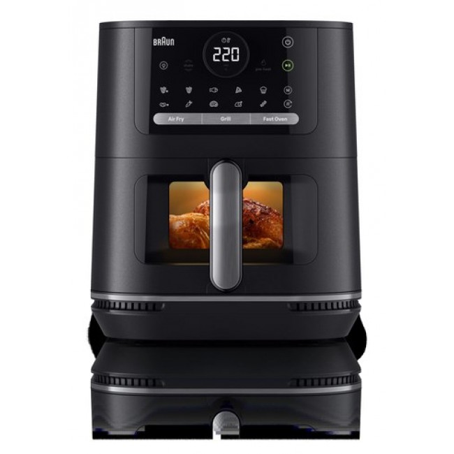 Braun HF5073 Single 6 L Stand-alone 2000 W Hot air fryer Black